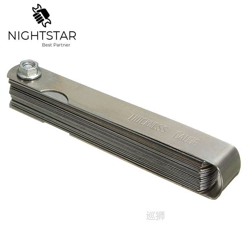 32 Blades Metric Thickness Gage Set Tappet Valve Feeler Gaug
