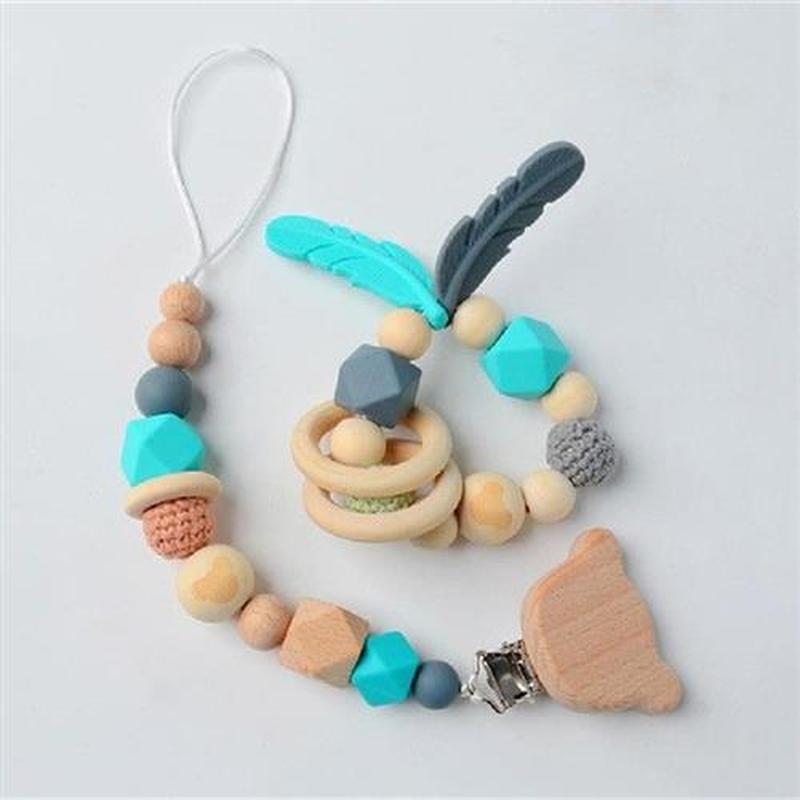 1/2Pcs Baby Pacifier Clip BPA Free DIY Dummy Clip Holder