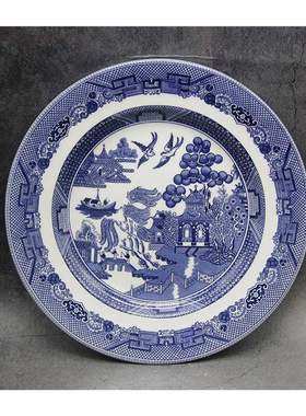 The Blue Willow Dinner Set Elegant England Style Dinner