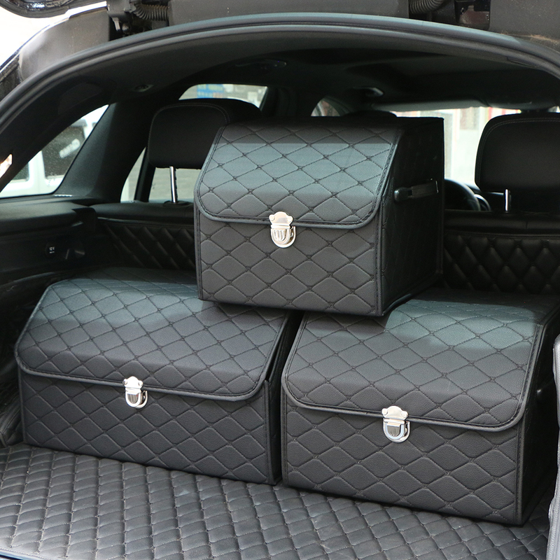 Collapsible Car Trunk Storage Box High Capacity Organizer In