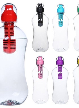 New 550ml Plastic Water Bobble Hydration Filter Portable Out