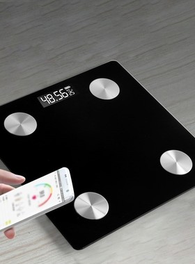 Bathroom Scales Bluetooth Floor Body Scale BMI Fat Scales L