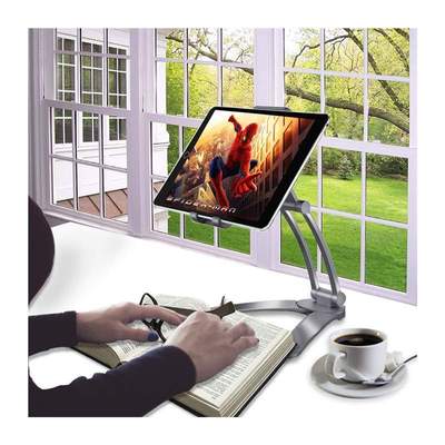 Rotating Portable Monitor Wall Desk Metal Stand Fit  Below 1