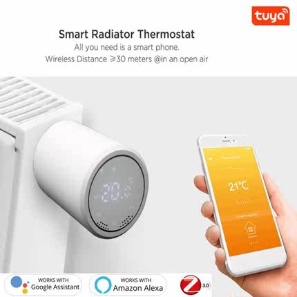 Tuya ZigBee 3.0 Smart Radiator Actuator Programmable Thermos