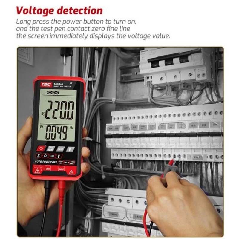 TA804A Dgital Smart Multimeter True Rms 6000 Counts Tester O