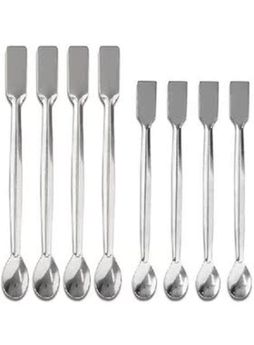 Stainless Steel Lab Scoop 10 PCS Double Ended Lab Spoon