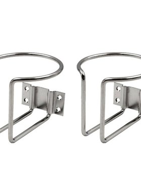 2 Pieces Marine  Ring Cup Drink Holder Stainless Steel Bever