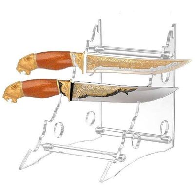 Knives Display Stand Detachable Knives Set With Acrylic