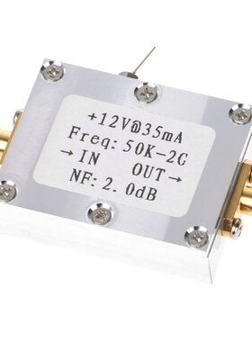 RF Amplifier Signal Receiver 50K-2GHZ Low Noise Amplifier RF