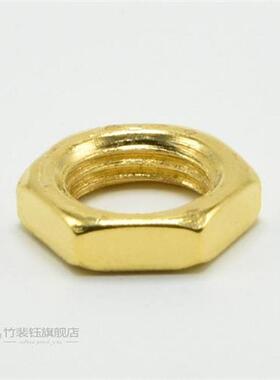 M10 Gold Nuts Lamp Fastening Nut 4MM Thickness Alloy 10mm T