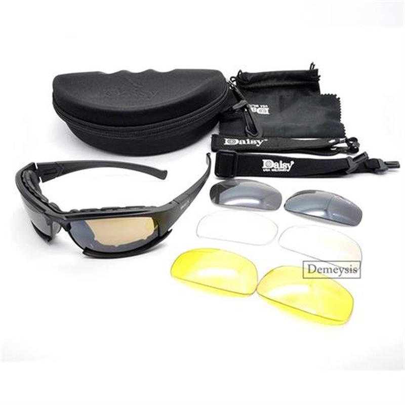 Daisy Tactical Polarized Glasses Military Goggles Army Sungl