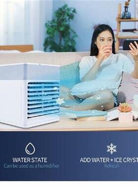 USB Desktop Air Conditioner Humidifier Air Cooler Fan for