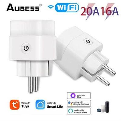 AUBESS 16A/20A WiFi Smart Plug EU Socket Power Monitor