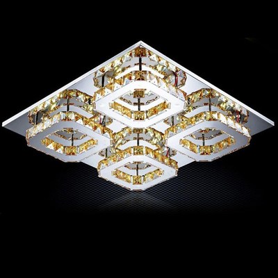 Beautiful Crystal Chandelier Security Panel Light LED Lamp s