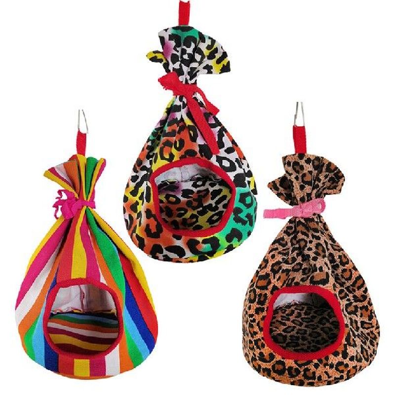 Parrot Hammock Bird Cage Small Hanging Cage Pocket Canvas