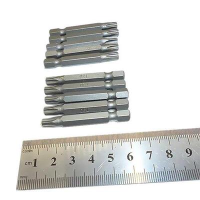10pc T30 Torx Bits 50mm T30 Head Bit Hex 1/4