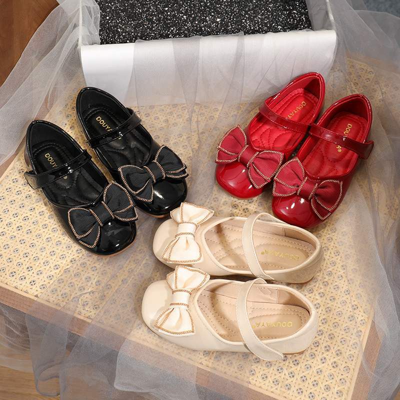 Princess shoes 2022 new fashion girls' soft soled le