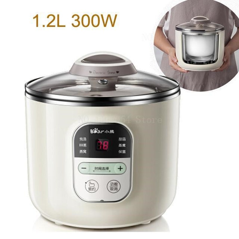 Microcomputer Control Electric Slow Cooker 1.2L 300W Reserva
