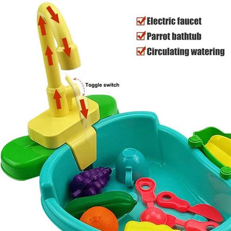 Automatic Bird Bath Tub with Faucet Pet Parrots Parakeet Coc