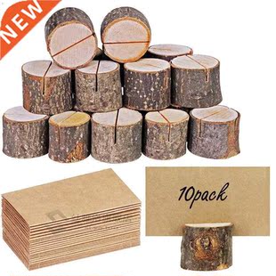 Card Place Holders Table Holder 0pcs Name Wood