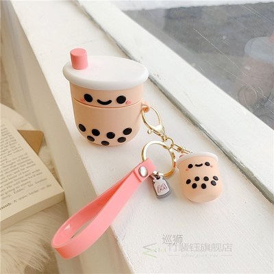 Cute Phone Strap Pendant Mobile Phone Charm Boba Bubble Tea