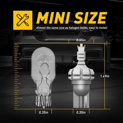 2Pcs 1400LM Super Bright T15 W16W LED No Error 5050SMD 921 9