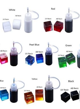 8 Colors Liquid Epoxy Resin Colorant Highly Concentrated Res