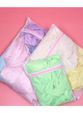 3 Sizes Mesh Laundry Wash Bags Foldable Thicken cates Linger