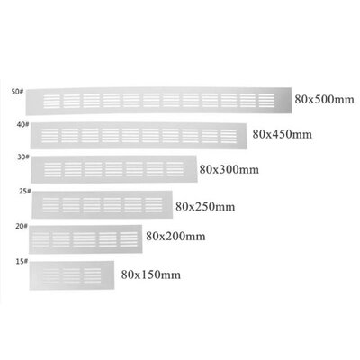 1Pcs Aluminum Alloy Metal Air Vent Louvred Grill Cover Venti