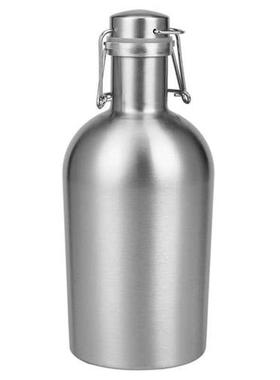 2L Stainless Steel Homebrew Beer Growler Secure Swing Top Li
