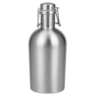 2L Stainless Steel Homebrew Beer Growler Secure Swing Top Li