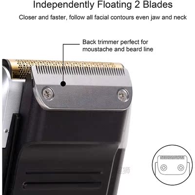 Professional Shaver Hair cleaning shave shaper foil electric
