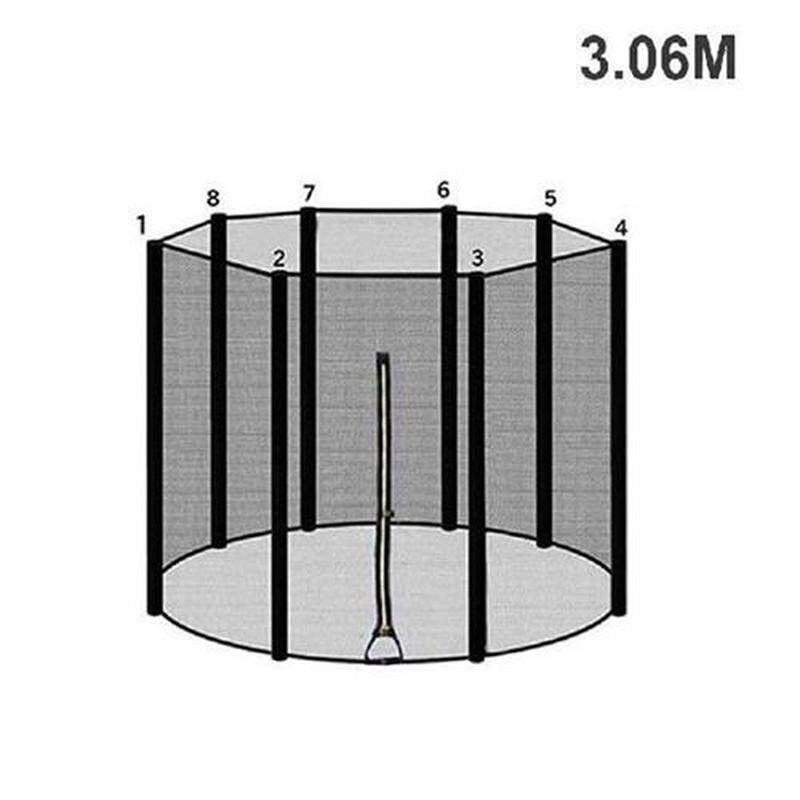 3.06M/1.83m/2.44m Trampoline Enclosure Net Fence