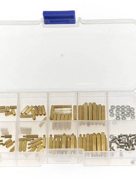 120Pcs/Box M2 Brass Knurled Standoff Male Female Round Colum