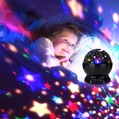 LED Rotating Projector Starry Sky Night Lamp Romantic Projec