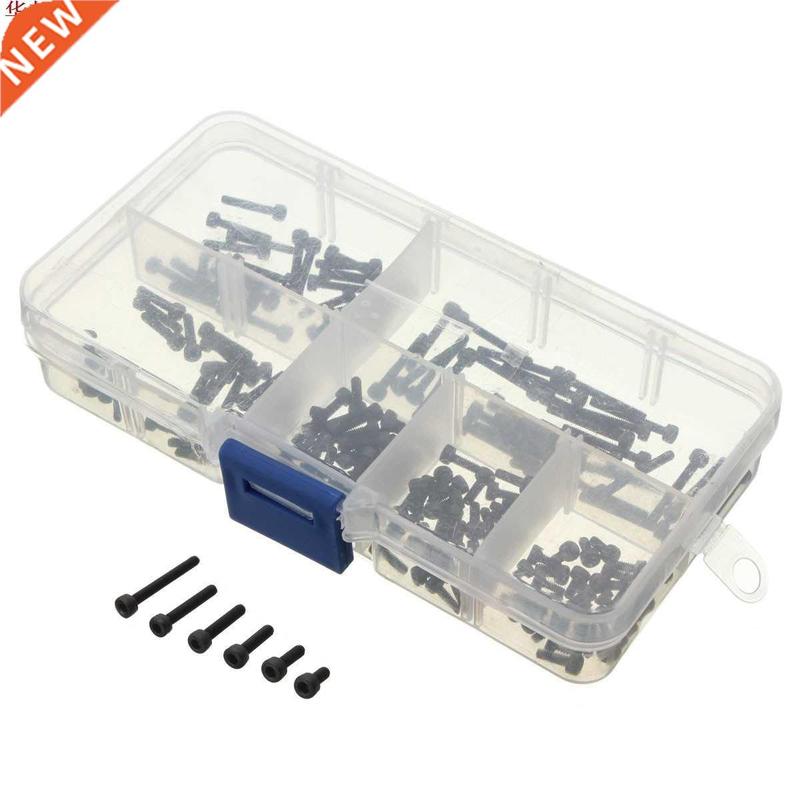180pcs M2CH2 M2 4-16mm Carbon Steel Allen Bolt Head Hexagon