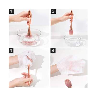 Rose Gold Powder Blush Brush Professional Make Up Brush Larg