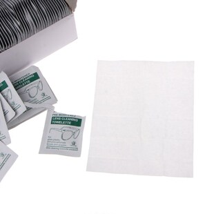 Tissue-Wipe Lens-Glasses Cleaning-Cloth Anti-Frog Wet 100-Pc