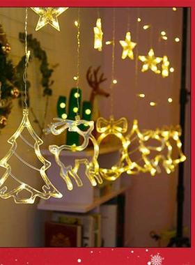 Curtain Lights Christmas Room Decoration Festive Lanterns Ha