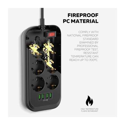 Universal Electrical Socket EU Plug Smart Extension Power St