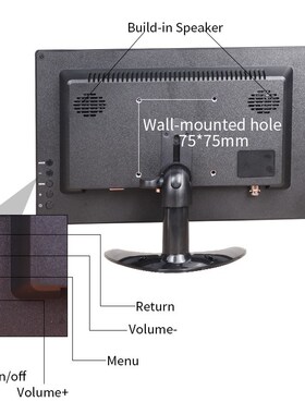 12 inch hd small mini portable monitor pc ips 1080P LCD Disp