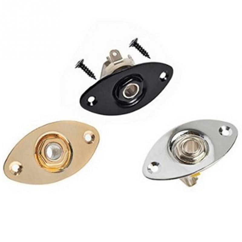 1 Pc Electric Guitar Bass Jack Socket Output Input Jack Cove