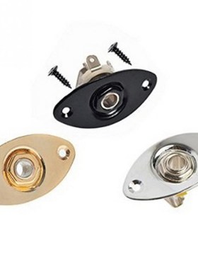 1 Pc Electric Guitar Bass Jack Socket Output Input Jack Cove