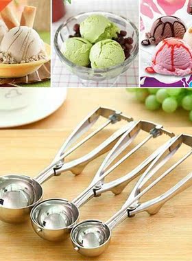 Stainless steel spoon kitchen ice cream mashed potatoes wate