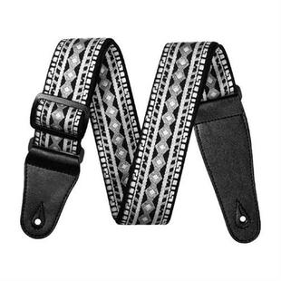 Guitar Strap Bass Belt Durable Embroidered Pattern With