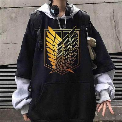 Attack on Titan Shingeki No Kyojin Anime Hoodie Men Sweatshi