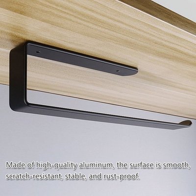 black Tissue Rack Toilet Paper Holder Wall Mounted Bathroom