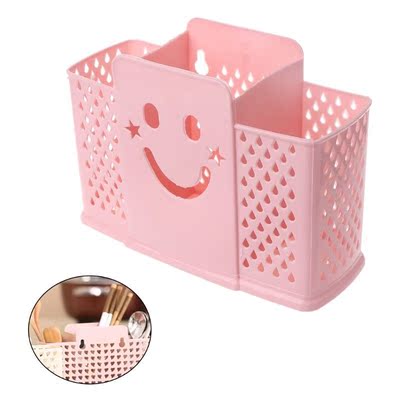 Kitchen Draining Rack Cage Cutlery Chopsticks Spoon Holder S