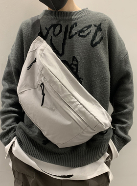 Large Capacity Storage Waist Bag Canvas Fanny Pack For Men A