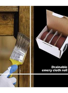4 Rolls Sanding Belt Drawable Emery Cloth Sandpaper Dry Abra